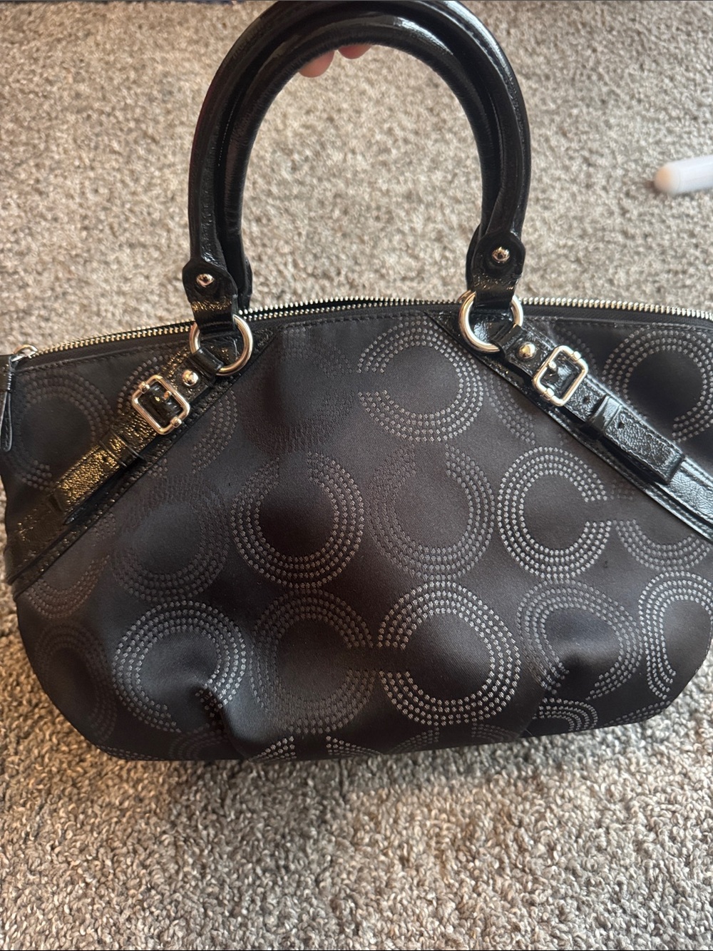 Y2K Coach Madison Dotted Op Art Sophia. Style #15935 - Picture 4 of 6